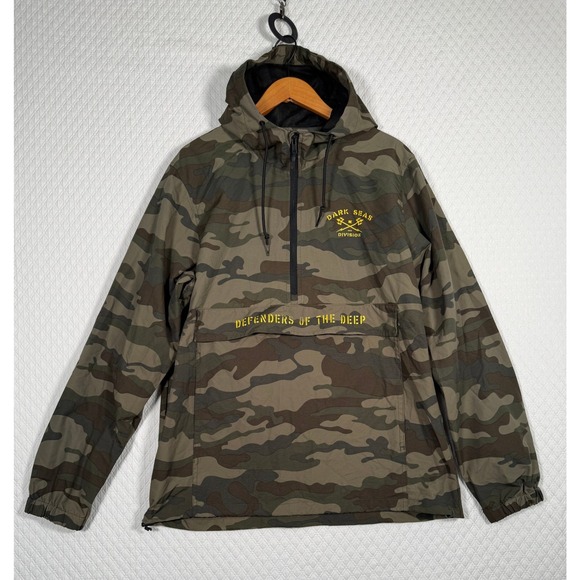 Dark Seas Other - Dark Seas Division Defenders of the Deep Camo Anorak Windbreaker Mens Medium